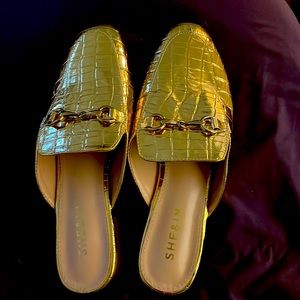 Brand new, never worn gold sandals! Willing to take lower offers